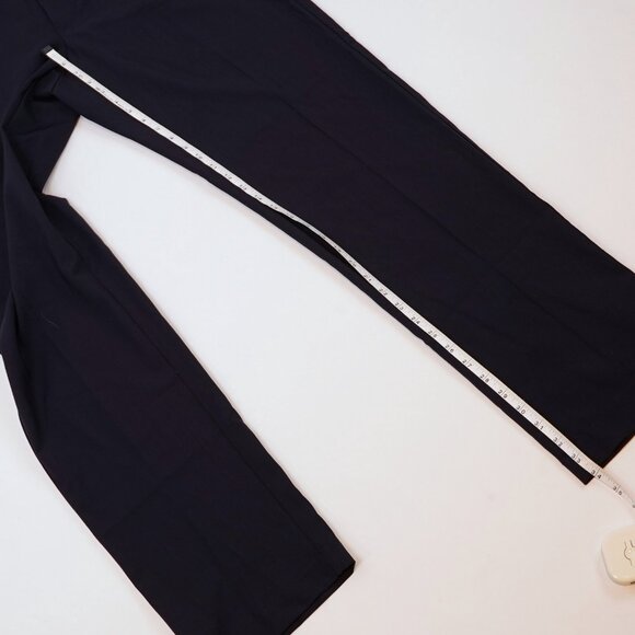 Maison Kitsune Paris 100% Wool Trouser Dress Pants Navy 34" Inseam - 42 / Medium - Picture 6 of 6
